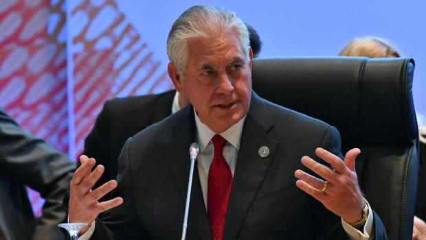 Tillerson hails N. Korea sanctions, won't meet North Korean counterpart