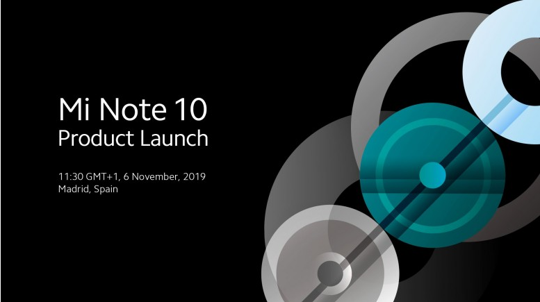 Xiaomi officially confirmed to unveil Mi Note 10 on November 6