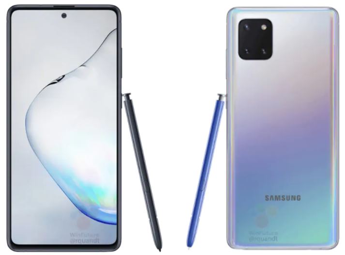 Samsung Galaxy Note 10 Lite Renders Leaked reveals the design, color options and more